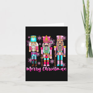 Pink Nutcracker Squad Pink Weihnachtsballett Xmas Karte