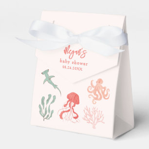 Pink Ocean Baby Dusche Geschenkschachtel