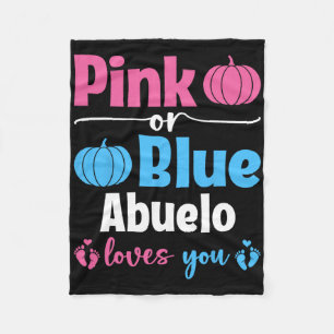 Pink oder blau Abuelo Lieben, die Sie Pumpkin Gend Fleecedecke