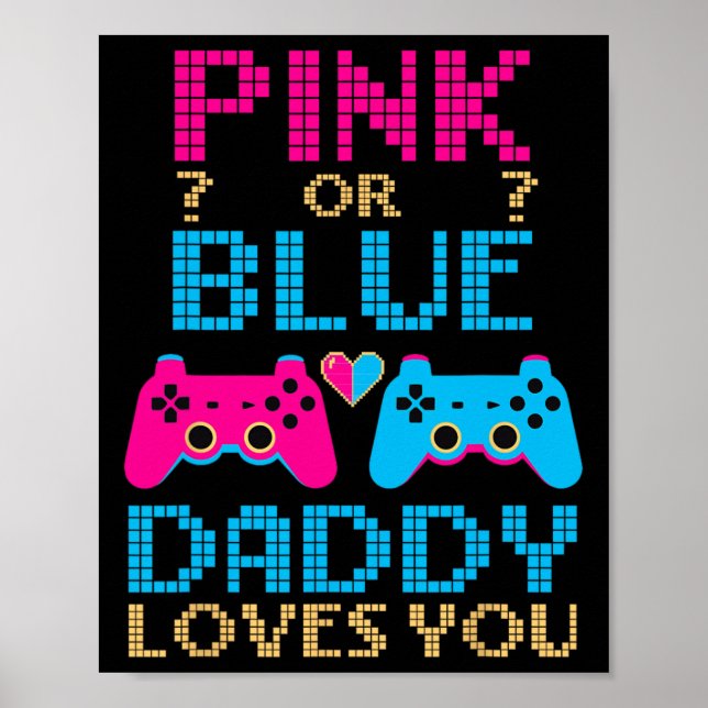 Pink oder Blau Geschlecht Enthüllung Videospiel Va Poster (Vorne)