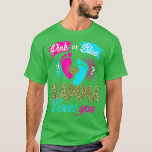 Pink oder blau Glamma Lieben Sie Baby Geschlecht z T-Shirt