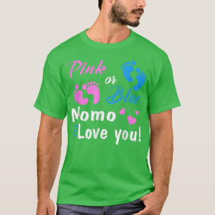 Pink oder blau Momo Lieben Sie Geschlecht zeigen P T-Shirt