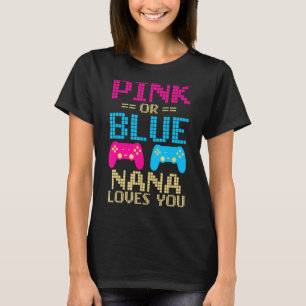 Pink oder blau nana Lieben Sie Familie Matching Ba T-Shirt