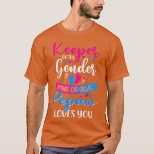 Pink oder blau Pepaw Lieben, die das Geschlecht be T-Shirt