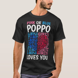 Pink oder blau Poppo Lieben Sie Geschlecht zeigen  T-Shirt