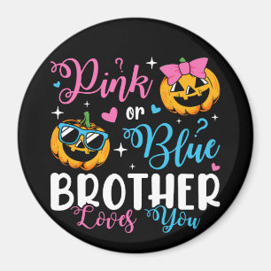 Pink oder Blue Brother Lieben Sie Pumpkin Baby Cir Magnet