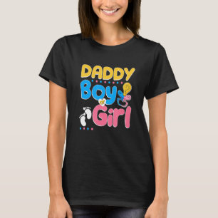 Pink oder Blue Daddy Lieben Ihr bester Vater je Va T-Shirt