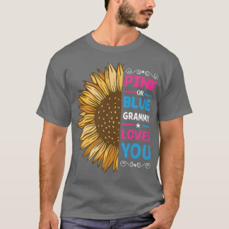 Pink oder Blue Grammy Lieben Ihr Baby Gender Revea T-Shirt