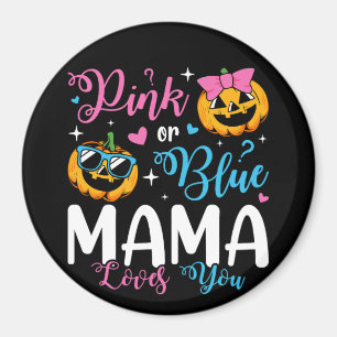 Pink oder Blue Mama Lieben Sie Pumpkin Baby Circle Magnet