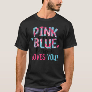 Pink oder Blue Papa Lieben Sie Gefärbte Krawatte B T-Shirt