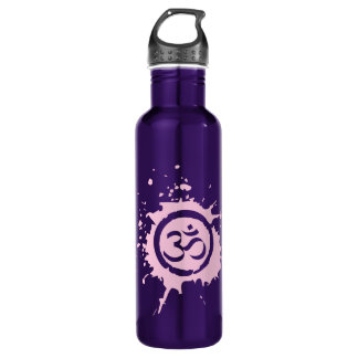 Pink Om Bio Planet Custom Trinkflasche