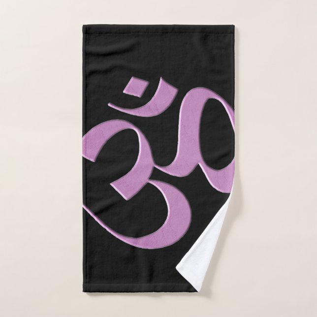 Pink Om  Handtuch (Handtuch)
