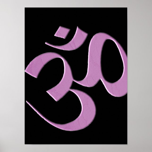 Pink Om  Poster (Vorne)