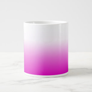 Pink Ombr Gradient Background Design-60416 Jumbo-Tasse