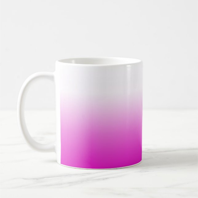 Pink Ombr Gradient Background Design-60416 Kaffeetasse (Links)