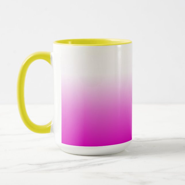 Pink Ombr Gradient Background Design-60416 Tasse (Links)