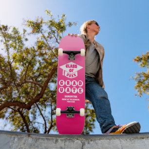 Pink Ombre Gradient Abschluss Skateboard