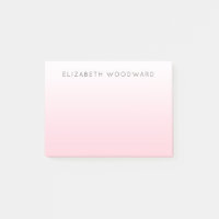 Pink Ombre Gradient Personalisiert Post-it-Notes