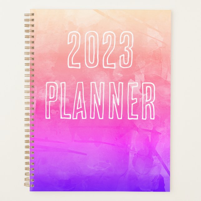 Pink Ombre Planer (Vorderseite)
