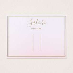 Pink Ombre Script Haarschnitt Zubehör Anzeige