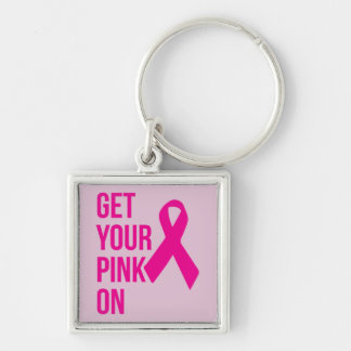 Pink On - Krebsbewusstsein Schlüsselanhänger