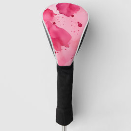 Pink on Pink Abstract  Golf Headcover