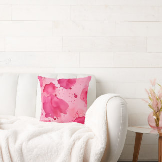 Pink on Pink Abstract Kissen