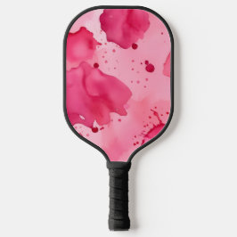 Pink on Pink Abstract Pickleball Schläger