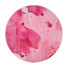 Pink on Pink Abstract Schneidebrett