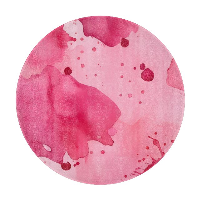 Pink on Pink Abstract Schneidebrett (Vorderseite)