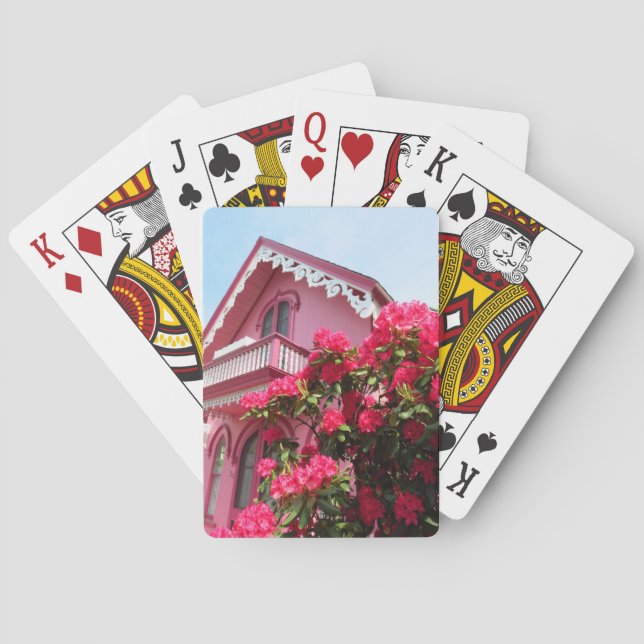 Pink on Pink - Martha's Vineyard Spielkarten (Rückseite)