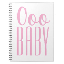 Pink Ooo BABY: Baby Shower Geschenkpreis Notizblock