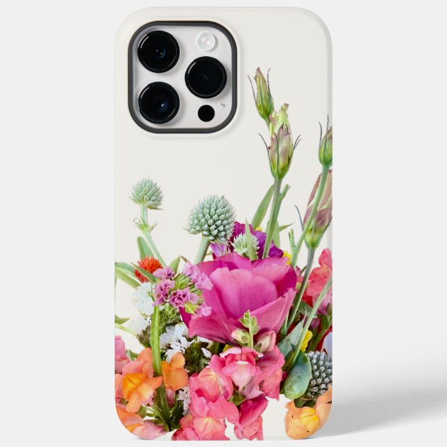 Pink & Orange Floral Bouquet Case-Mate iP iPhone Hülle (Rückseite)