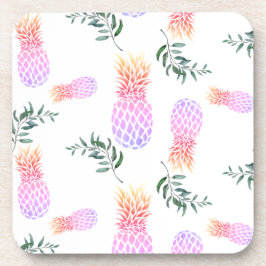 PINK & ORANGE PINEAPPLE GETRÄNKEUNTERSETZER