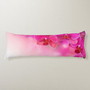 Pink Orchid Blooming Body Pillow Seitenschläferkissen