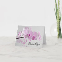 Pink Orchid Elegance Bridesmaid Vielen Dank