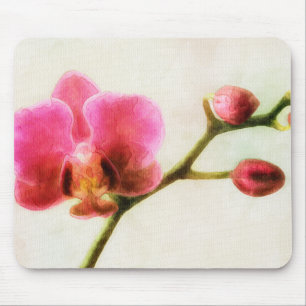 Pink Orchid Mousepad