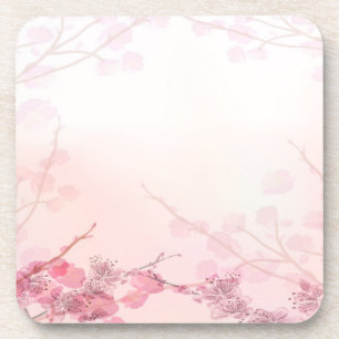 Pink Orchid Wedding Getränkeuntersetzer
