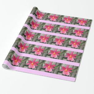 Pink Orchid Wrapping Paper Geschenkpapier
