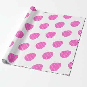 Pink Ostereier Muster Wrapping Paper Geschenkpapier