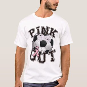 Pink-Out-Fußballteam Brustkrebsmonat T-Shirt