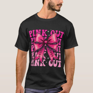 Pink-Out-Taktik Brustkrebs-Bewusstsein Amerikaner T-Shirt