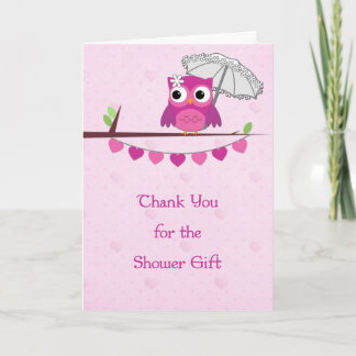 Pink Owl, Umbrett, Brautparty Danke