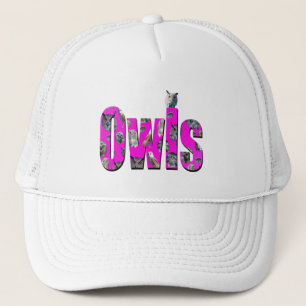 Pink Owls Dimensions Picture Logo, Truckerkappe