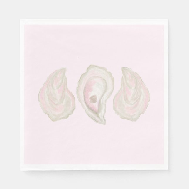 Pink Oyster Napkins Serviette (Vorderseite)