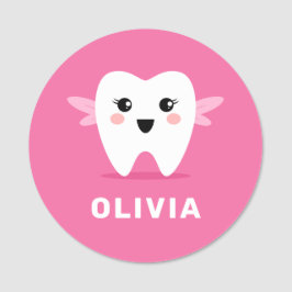 Pink, Pädiatrie, niedliche Zahnfee Namensschild