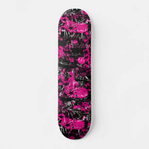 Pink Paint Spritzer Skateboard