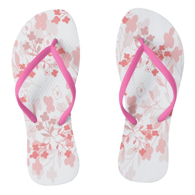 Pink Pair of Flip Flops (Fußbett)