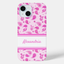 Pink Paisley Case-Mate iPhone Hülle