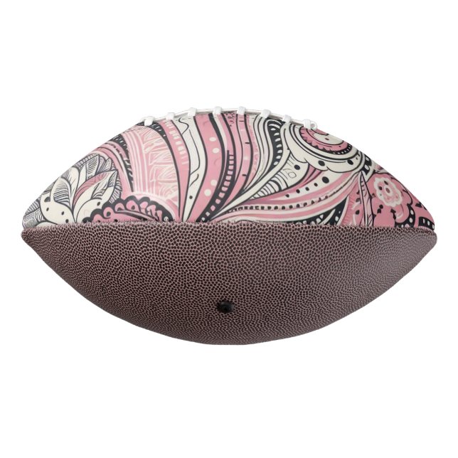 Pink Paisley Die Zuhause Studio Football (Gedreht 270)